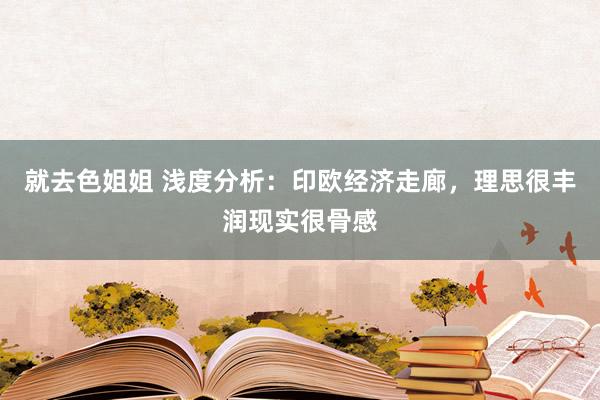 就去色姐姐 浅度分析：印欧经济走廊，理思很丰润现实很骨感