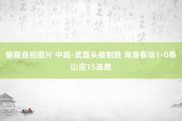 偷窥自拍图片 中超-武磊头槌制胜 海港客场1-0泰山迎15连胜