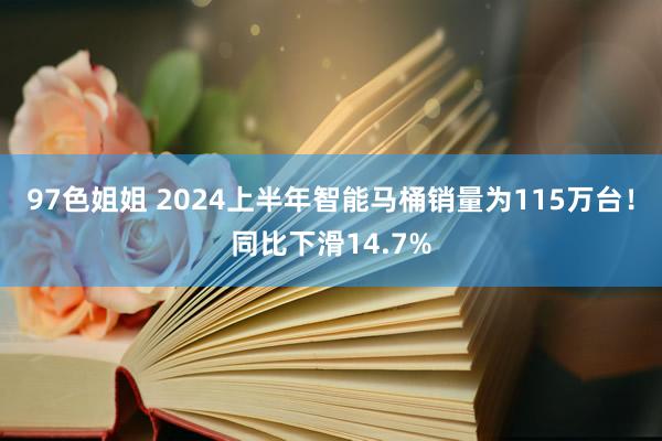 97色姐姐 2024上半年智能马桶销量为115万台！同比下滑14.7%