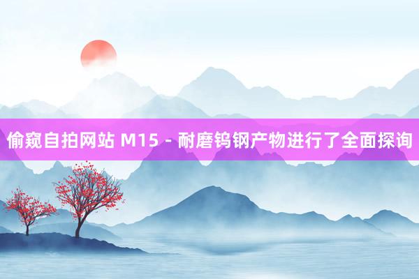 偷窥自拍网站 M15－耐磨钨钢产物进行了全面探询