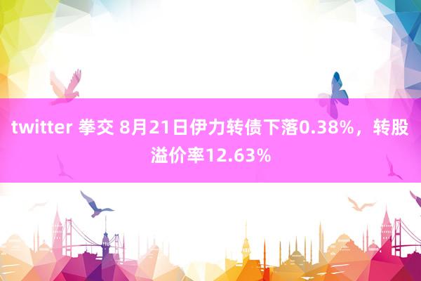 twitter 拳交 8月21日伊力转债下落0.38%，转股溢价率12.63%