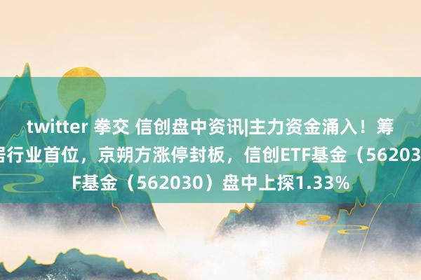 twitter 拳交 信创盘中资讯|主力资金涌入！筹办机板块吸金额暂居行业首位，京朔方涨停封板，信创ETF基金（562030）盘中上探1.33%